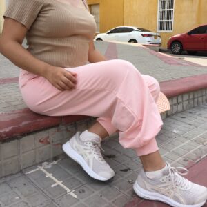 Pantalón ancho con elástico en la cintura