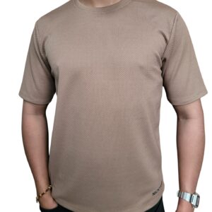 Camiseta unicolor con grabado