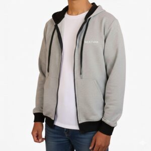 Buzo abierto con capota