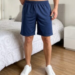 Pantaloneta Básica Hombre Azul